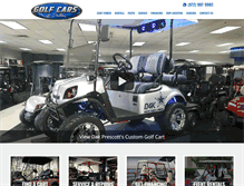 Tablet Screenshot of golfcarsofdallas.com